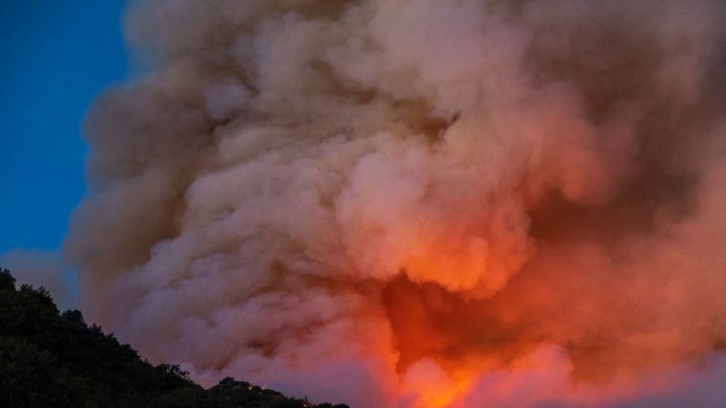 Un incendie dans le sud de la Californie (Crédit photo David McNew/Getty Images)
