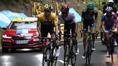 Les images impressionnantes de l’impact de la grêle sur le corps des coureurs lors du Critérium du Dauphiné