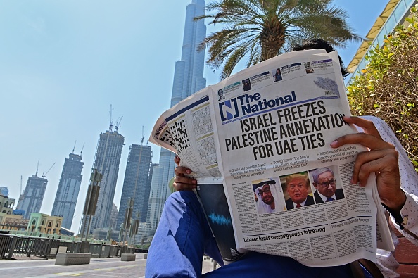 -Israël et les Émirats arabes unis ont convenu de normaliser leurs relations dans le cadre d'un accord historique négocié par les États-Unis. Photo par Giuseppe CACACE / AFP via Getty Images.