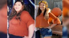 Une femme qui était autrefois dépendante à la nourriture à emporter refait son portrait après avoir perdu plus de 88 kg