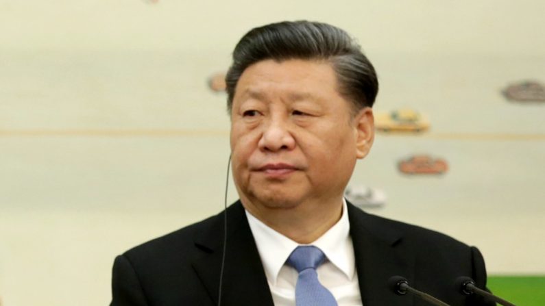 Le leader du Parti communiste chinois Xi Jinping participe à une réunion avec les délégués du Forum de la nouvelle économie de 2019 au Grand Hall du peuple à Pékin, en Chine, le 22 novembre 2019. (Jason Lee-Pool/Getty Images)