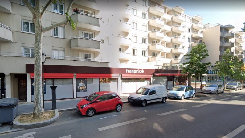 Le drame s’est déroulé dans le magasin Franprix sis 20, avenue Pierre Grenier, à Boulogne-Billancourt. Crédit : Google Maps. 
