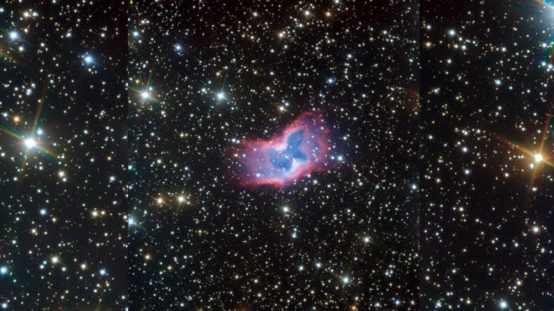Cette image de la nébuleuse planétaire NGC 2899 est la plus détaillé à ce jour sur le « papillon de l'espace », capturé par le très grand télescope de l'Observatoire spatial européen. (Observatoire européen austral)