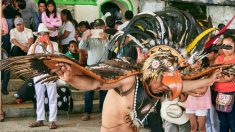 La feria de la Virgen del Peñón de Jonotla au Mexique