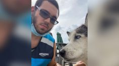 Un chauffeur-livreur d’Amazon sauve un chien après avoir entendu un « bruit étrange » pendant son quart de travail