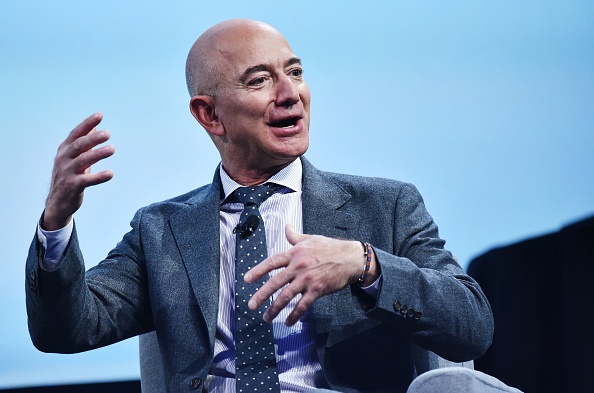 Jeff Bezos, patron d'Amazon et homme le plus riche de la planète, à Washington, DC le 22 Octobre 2019. (Photo : MANDEL NGAN/AFP via Getty Images)