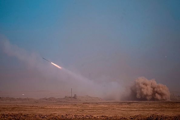 -Illustration- nouveau missile iranien. Photo par Dimitar Dilkoff / AFP via Getty Images.