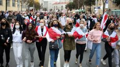 Bélarus: centaines d’arrestations lors d’une nouvelle marche de l’opposition