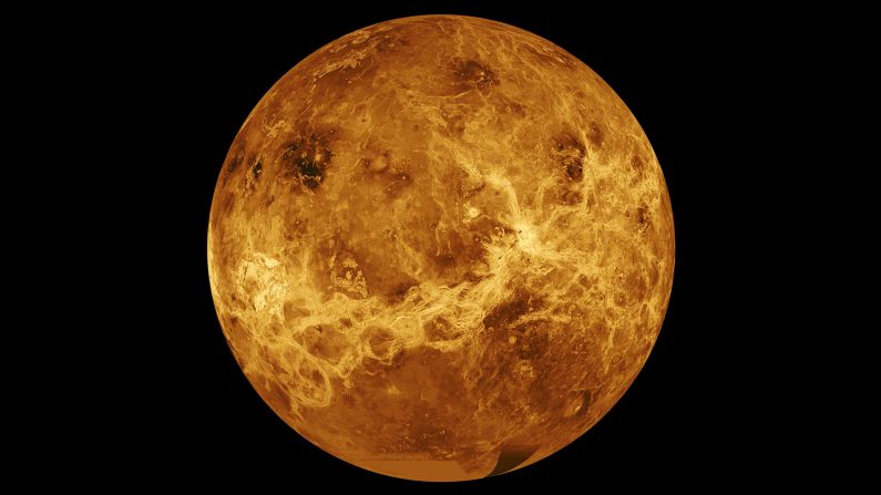 -Peut-être que la vie existerait sur Vénus. image de la NASA.