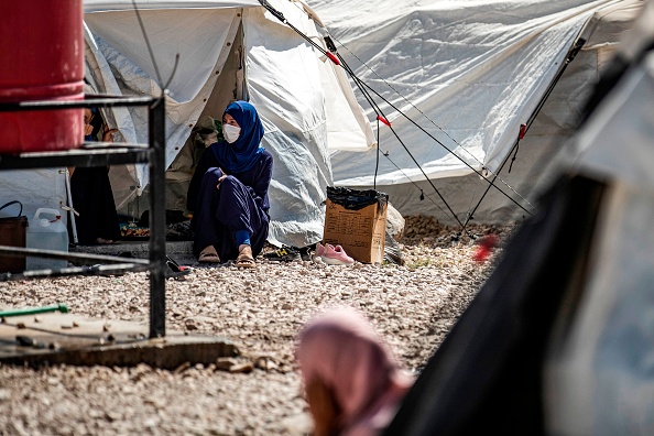  Le camp Roj se situe dans la campagne près d'al-Malikiyah (Derik) dans la province de Hasakah au nord-est de la Syrie. (Photo : DELIL SOULEIMAN/AFP via Getty Images)