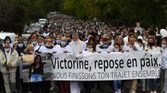 [En images] Marche blanche en hommage à Victorine: « Victorine repose en paix. Garde-nous une place là-haut »