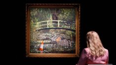 Le tableau de Banksy parodiant les Nymphéas de Monet adjugé à 7,6 millions de livres