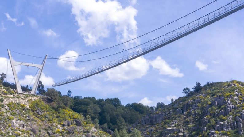 Le plus long pont suspendu pour piétons du monde, à Arouca, Portugal. (Autorisé par la municipalité de Arouca via Wire Service)