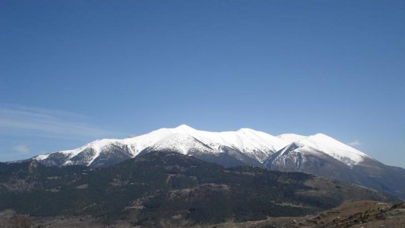Le mont Olympe culmine à 2917 mètres d'altitude (Crédit : Giorgos Kollias)