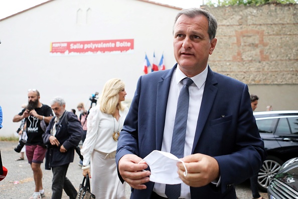 Louis Aliot, maire Rassemblement national de Perpignan, en juin 2020. (RAYMOND ROIG/AFP via Getty Images)