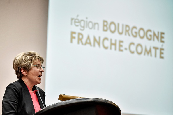 La présidente (PS) de la Région Bourgogne Franche-Comté Marie-Guite Dufay. (Photo :  JEFF PACHOUD/AFP via Getty Images)