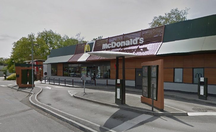 Le McDonald's de Pontivy (Morbihan). (Crédit : Capture d'écran/Google Maps)