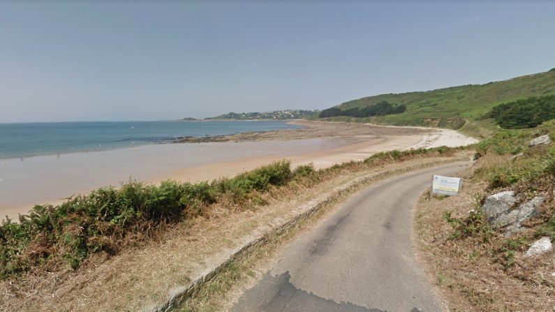 La plage de Beg Léguer à Lannion (Côtes-d'Armor). (Crédit : capture d'écran/Google Maps)