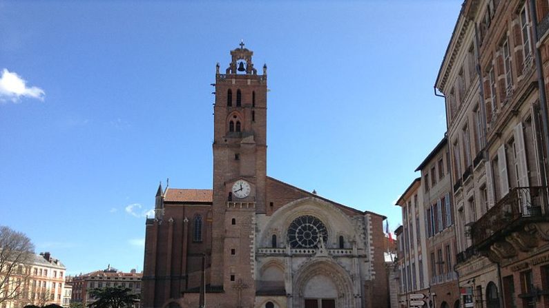 La cathédrale Saint-Étienne à Toulouse. (Crédit : Etiennekd)