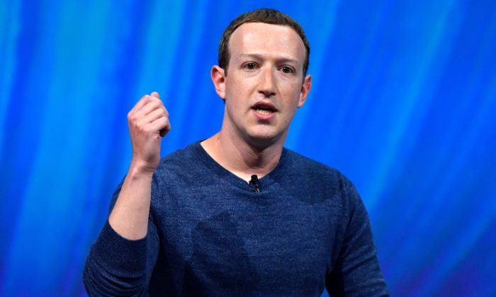 Mark Zuckerberg, PDG de Facebook, à Paris le 24 mai 2018. (Gérard Julien/AFP/Getty Images)