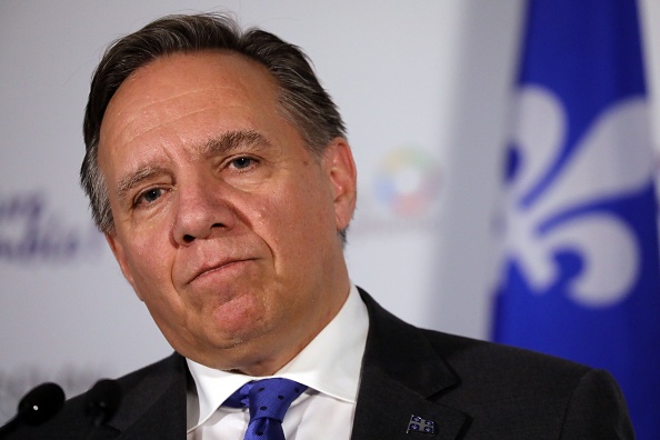 Le Premier ministre du Québec François Legault. (LUDOVIC MARIN/AFP via Getty Images)