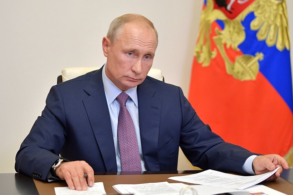 Le Président Vladimir Poutine. (Photo : ALEXEI DRUZHININ/Sputnik/AFP via Getty Images)