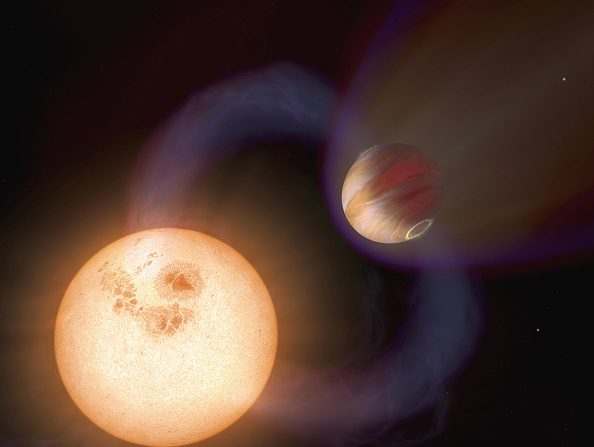 Un type d'exoplanète unique découvert avec le télescope spatial Hubble. (Photo NASA/ESA/K. SAHU (STScI) ET L'ÉQUIPE SCIENTIFIQUE SWEEPS  : -/AFP via Getty Images)