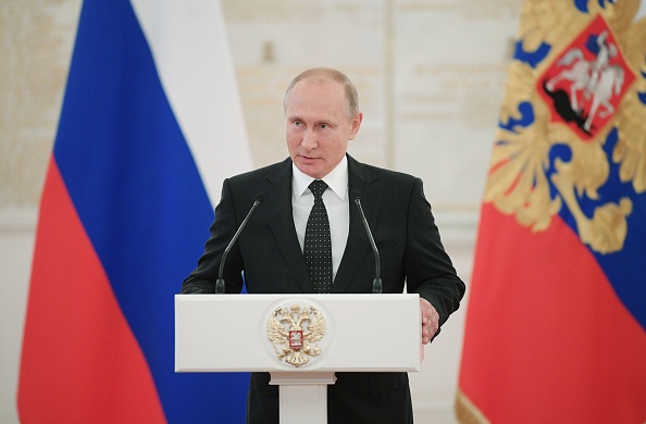 Le Président Vladimir Poutine.  (Photo : ALEXEI DRUZHININ/AFP via Getty Images)