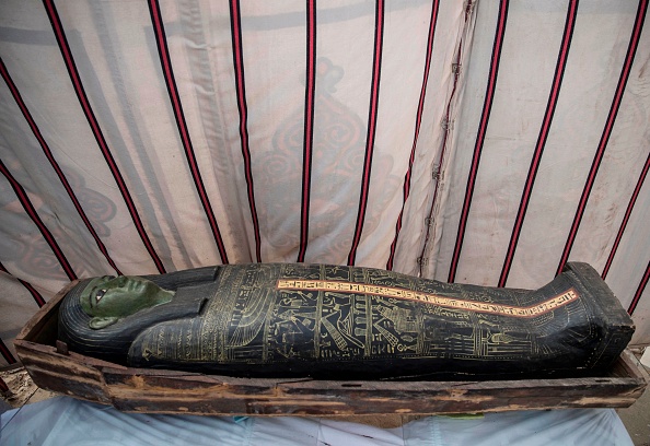-Un nouveau trésor dans la nécropole égyptienne de Saqqara au sud du Caire, le 17 janvier 2021. Photo par Khaled Desouki / AFP via Getty Images.