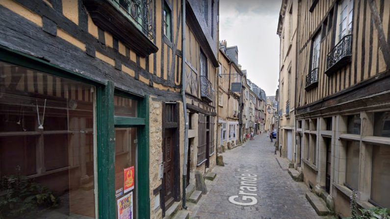 Une rue de la vieille ville du Mans (Capture d'écran/Google Maps)