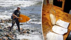 Un kitesurfeur trouve un message dans une bouteille avec une bague en diamant à l’intérieur et retrouve son propriétaire