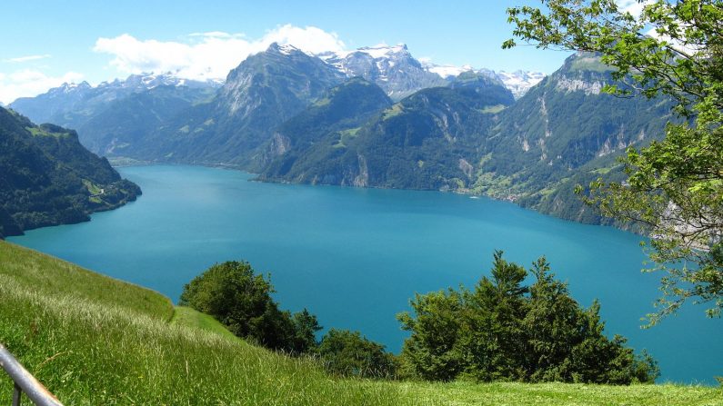 Yves Auberson a même fait un détour par le lac des Quatre-Cantons au centre de la Suisse pour réaliser un rêve qu'il caressait depuis longtemps. (Crédit : GabrielleMerk)