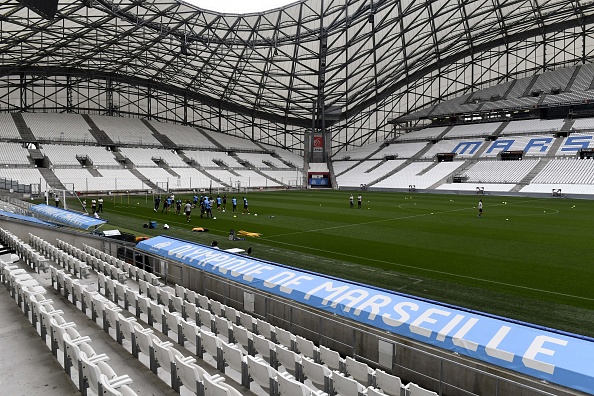 Le stade Vélodrome à Marseille. (Photo : NICOLAS TUCAT/AFP via Getty Images)