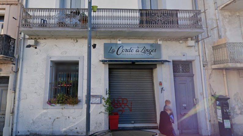 Le restaurant La corde à linges est installé au 25 boulevard de Strasbourg à Béziers depuis le printemps 2020. (Capture d'écran/Google Maps)