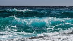 Finistère : il prend en photo un visage dans les vagues en pleine tempête Justine