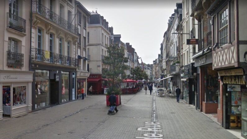 C'est dans la Grande-rue de Dieppe que se situe le magasin de Florence Vendeuvre (Capture d'écran/Google Maps)