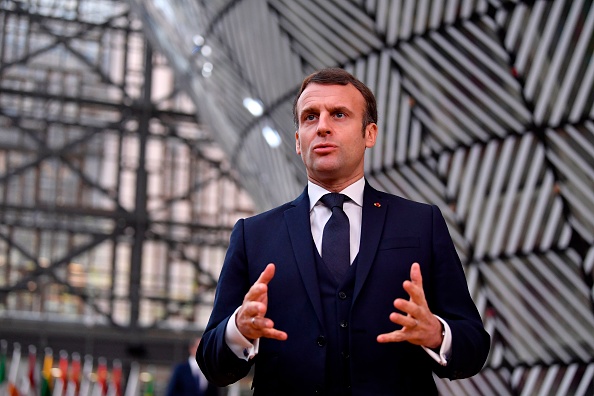 Le Président Emmanuel Macron. (Photo : JOHN THYS/POOL/AFP via Getty Images)