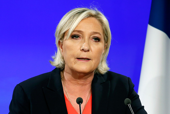 Outre l'AFP, Marine Le Pen a également pointé la supposée « complaisance » à l'égard du Hamas d'« un certain nombre d'associatifs », de « sportifs » et de la France Insoumise. (Photo Thierry Chesnot/Getty Images)