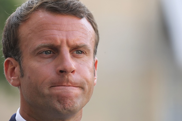Le Président Emmanuel Macron.(Photo :  LUDOVIC MARIN/AFP via Getty Images)