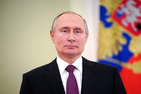 Le Président russe Vladimir Poutine. (Photo : MIKHAIL KLIMENTYEV/Sputnik/AFP via Getty Images)