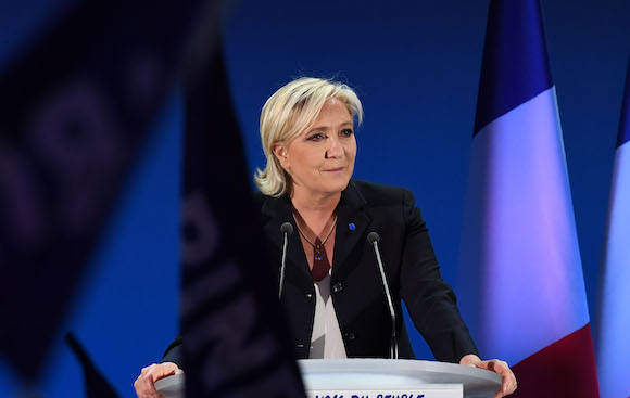La Présidente du Rassemblement national (RN) Marine Le Pen.    (Photo : ALAIN JOCARD/AFP via Getty Images)