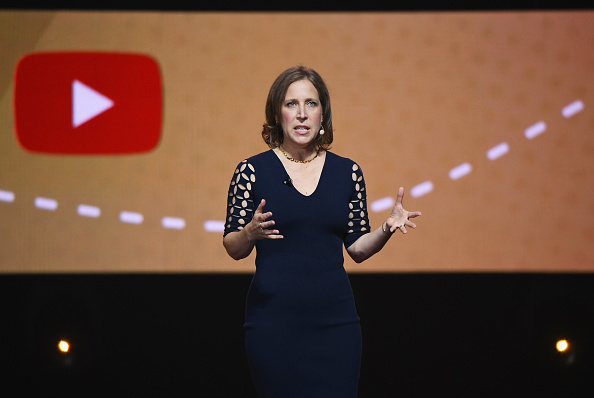 La PDG de YouTube, Susan Wojcicki (Noam Galai/Getty Images)