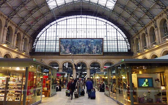 Hall de la gare de l'Est à Paris.  (Photo : crédit Pixabay/Hermann)