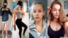 Une adolescente anorexique transportée aux urgences devient gourou du fitness après s’être rétablie de façon incroyable