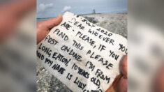 Une petite fille du Royaume-Uni jette un message dans une bouteille à la mer, qui lui est retourné depuis la Norvège