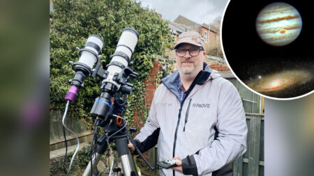 Un astronome amateur installe un appareil photo dans son jardin et prend d’étonnantes photos de l’espace à 1350 années-lumière