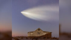 Un photographe scrutant les étoiles capture accidentellement une fusée traversant le ciel