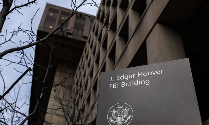 Le siège du Bureau fédéral d'enquête (FBI) à Washington, le 7 janvier 2019. (Samira Bouaou/The Epoch Times)