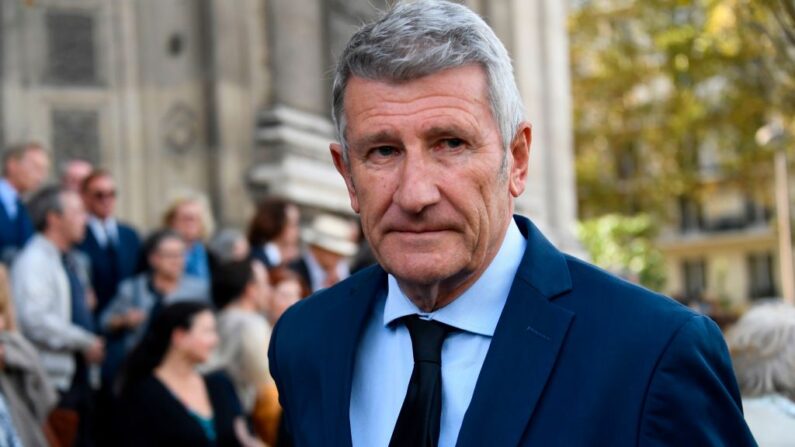 L'homme politique et écrivain français Philippe de Villiers le 21 septembre 2018, à Paris. (BERTRAND GUAY/AFP via Getty Images)