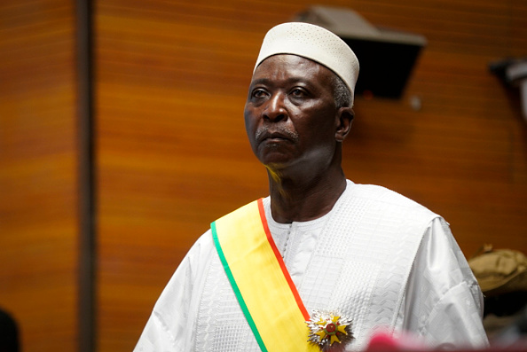 Le Président malien de transition Bah Ndaw.  (Photo : MICHELE CATTANI/AFP via Getty Images)